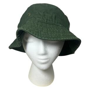 EFlag Bucket Hat Dark Forest Green Size L/XL 90s Style Streetwear Retro Hip Hop